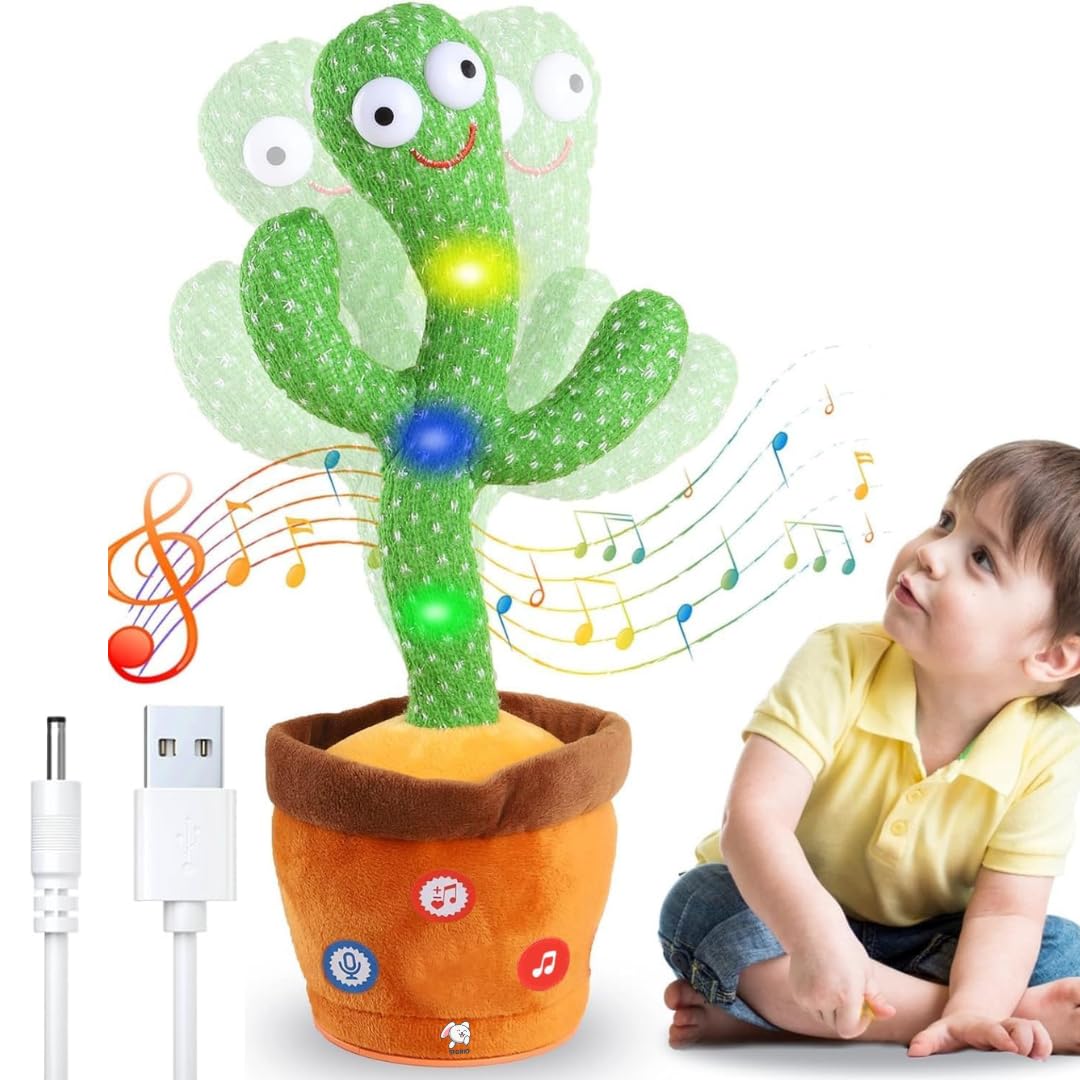 Storio Rechargeable Talking Cactus Baby Toy