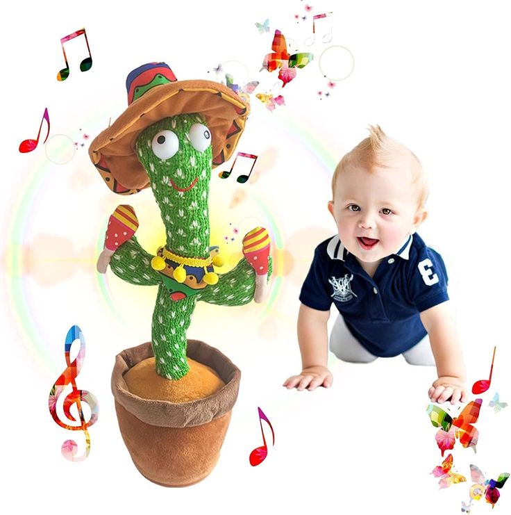 Storio Rechargeable Talking Cactus Baby Toy